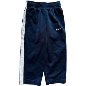 Toddler Boys Nike Navy Blue Athletic Dri Fit Active Warm Up Pants - Sz 2T
